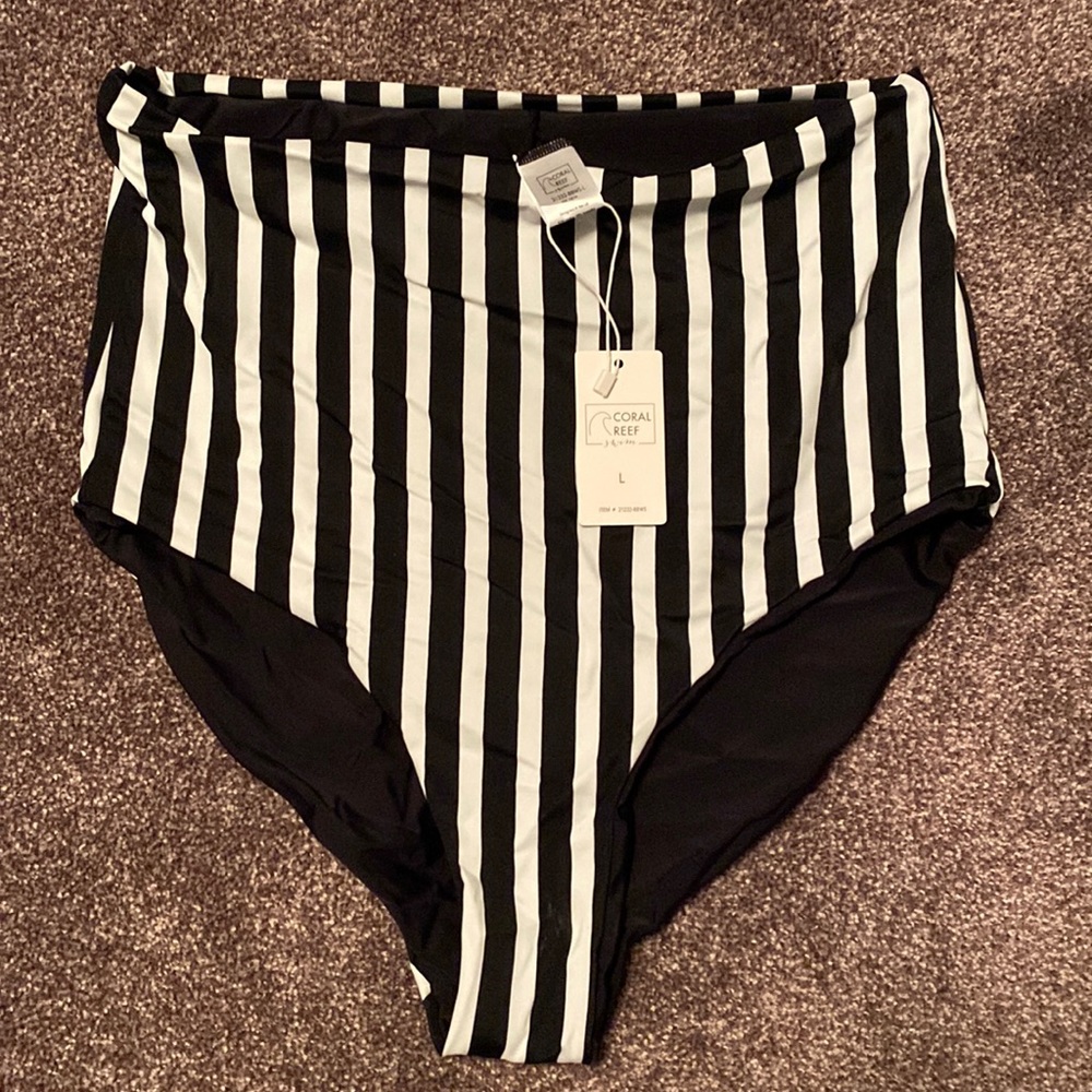 Reversible swim suit bottoms.